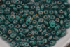 SuperDuo™ / 2.5x5mm / Turquoise - Moon Dust / 10g