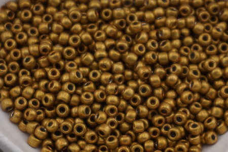 TOHO™ / Round / 8/0 / HYBRID ColorTrends: Metallic - Spicy Mustard / 10g