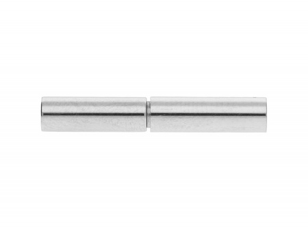 Zapięcie przekręcane / stal chirurgiczna / 21x4x4 mm / srebrny / otwór 3.2mm / 1szt