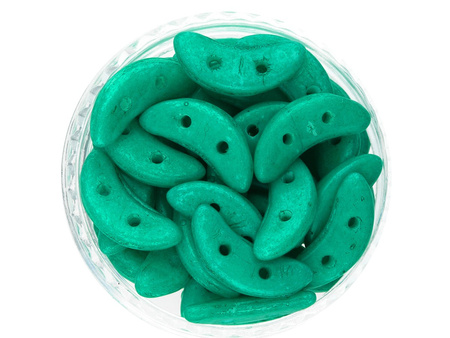 CZECHMATES™ / koraliki szklane / Crescent / 3/10mm / Opaque / Lush Meadow / 5g