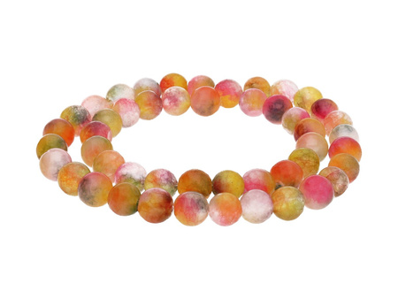 Agat / kula / 8mm / multikolor / 48szt