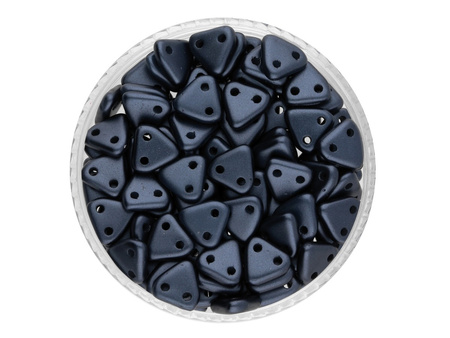CZECHMATES™ / koraliki szklane / Triangle / 6mm / Pearl Coat / Charcoal / 5g
