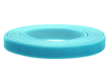 Aksamitka / wstążka / 10mm / turkusowy / 2m