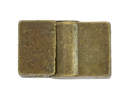 Zapięcie magnetyczne nakładane z góry / 20x14x8.5mm / kolor antyczny brąz / otwór 10x4.5mm / 1szt