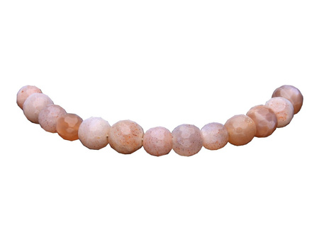 Kamień słoneczny / kula fasetowana / 6mm / 4szt