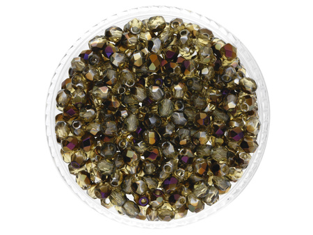 Firepolish™ / 3mm / Purple Iris / Topaz / 40szt