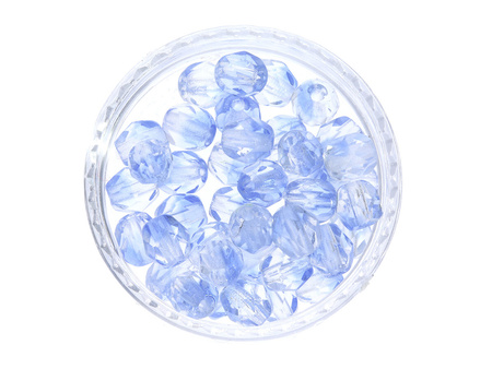 Firepolish™ / 3mm / Dual Coat / Crystal - Lt. Sapphire / 40szt