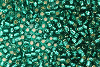 TOHO™ / Round / 8/0 / Silver-Lined Dk Peridot / 10g / ~410szt