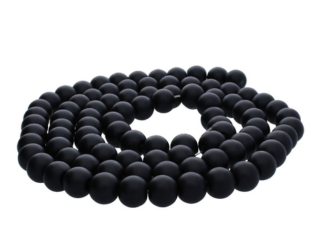 SeaStar™ Satin / kula / 6mm / czarny / 150szt