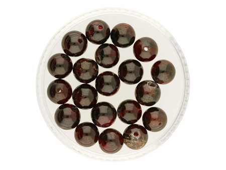 Granat / kula / 4mm / 30szt