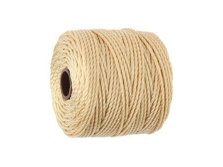 BEADSMITH™ / nić SuperLon™ Macrame / nylon / Tex 400 / Wheat / 0.8mm / 32m