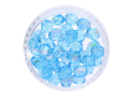 Firepolish™ / 3mm / AB / Aquamarine / 40szt