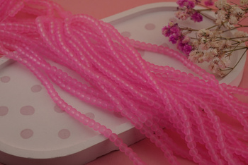 frozen™ / kula / 4mm / Różowa Landrynka / około 200szt