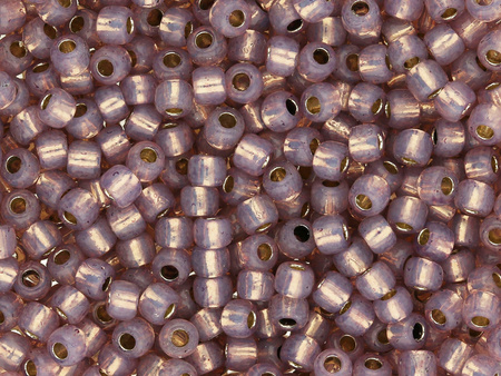 TOHO™ / Round 11/0 / PermaFinish Silver Lined Milky / Amethyst / 10g / ~1100szt
