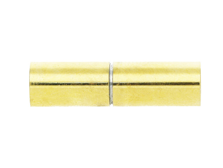 Zapięcie przekręcane / stal chirurgiczna / 21x6x6 mm / złoty / otwór 5.1mm / 1szt