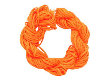 Mcord™ / Sznurek do makramy / nylonowy / 1.5mm / neonowy pomarańczowy / 13m