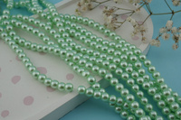 SeaStar™ / szklane perły / kula / 6mm / seledynowy / około 150szt