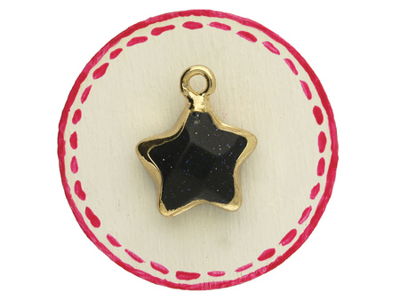 Noc kairu / gwiazdka / zawieszka / 15x12mm / 1szt