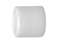 Koraliki ceramiczne / walec / 17x15.5x15.5mm / kolor biały / otwór 9.5mm / 2szt