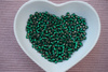 TOHO™ / Round / 8/0 / Silver-Lined Frosted Green Emerald / 10g / ~410szt