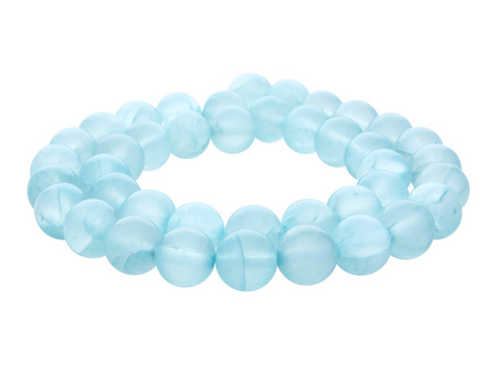 Jadeit transparentny / kamień naturalny / kula / 10mm / gołębi / 40szt