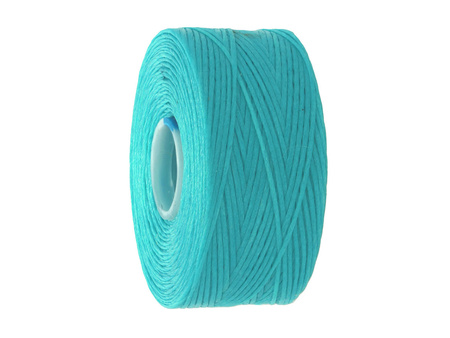 BEADSMITH™ / nić S-LON AA / nylon / Tex 35 / Turquoise Blue / 68.5m