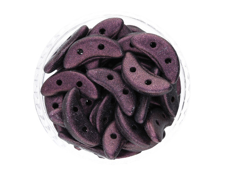 CZECHMATES™ / koraliki szklane / Crescent / 3/10mm / Metallic Suede / Pink / 5g