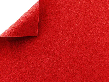 Filc poliestrowy / arkusz / miękki techniczny / 20x30cm / czerwony / grubość 2.0mm / 1szt