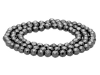 Hematyt / kula fasetowana / 2mm / czarny / 200szt