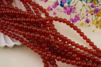 Karneol / kula / 6mm / około 60szt