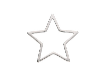Gwiazdka / łącznik / stal chirurgiczna / 13mm / srebrny / 1szt