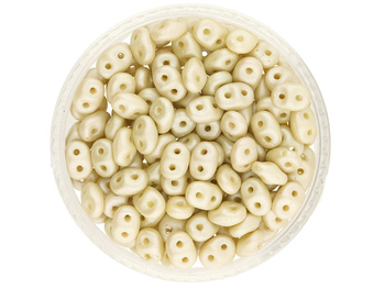 SuperDuo™ / 2.5x5mm / Powdery / Beige / 10g / ~140szt