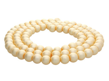 SeaStar™ Satin / kula / 10mm / brzoskwiniowy / 85szt