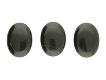 Obsydian / kaboszon / owalny / 40x30x8mm / 1szt