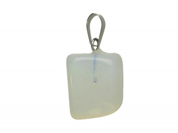 Opal syntetyczny / nieregularny / zawieszka z krawatką / 19x15mm / 1szt