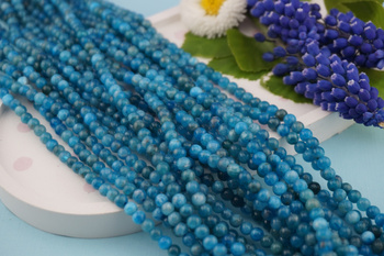 Apatyt / kula / 6mm / sznur / około 60szt