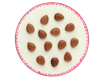 Piasek pustyni / kropla płaska / 8x10x5mm / 2szt