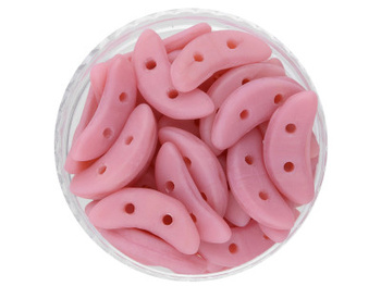 CZECHMATES™ / koraliki szklane / Crescent / 3/10mm / Matte-Coral / Pink / 5g