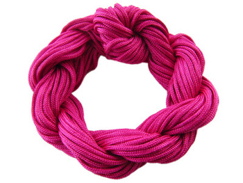 Mcord™ / Sznurek do makramy / nylonowy / 1.5mm / jasny amarantowy / 13m