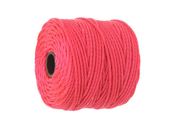 Beadsmith™ / nić SuperLon™ Macrame / nylon / Tex 400 / Bright Coral / 0.8mm / 32m