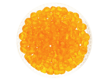 CrystaLove™ / kryształki szklane / rondelle / 2x3mm / pomarańczowy / 125szt