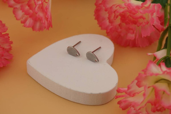 Sztyfty kropla / stal chirurgiczna / 5mm / srebrny / 2szt