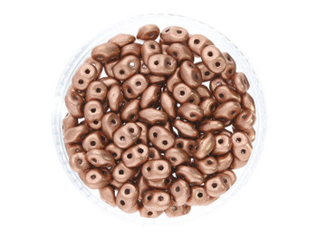 SuperDuo™ / 2.5x5mm / Matte Metallic / Copper / 10g / ~140szt