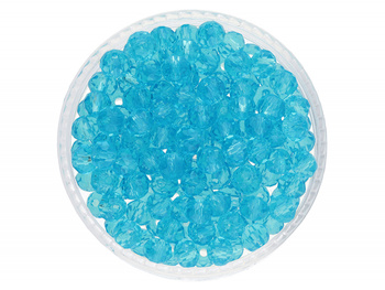 CrystaLove™ / kryształki szklane / rondelle / 2x3mm / turkusowy / 125szt