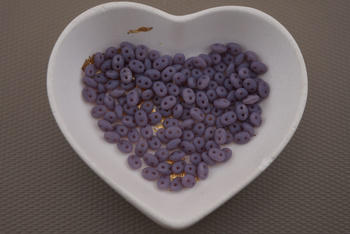 SuperDuo™ / 2.5x5mm / Matte - Opal Violet / 10g