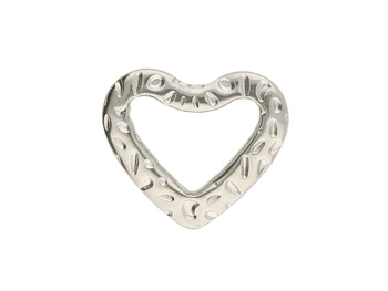 Serce łącznik / 12x14mm / stal chirurgiczna / srebrny / 1szt