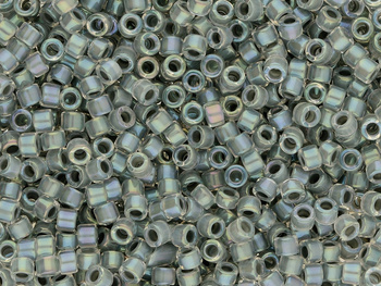 Miyuki / Delica 11/0 / lined dark gray ab / DB081 / 5g 