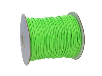 Sznurek powlekany / 2.0mm / limonkowy / 80m