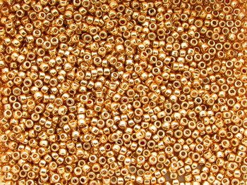 TOHO™ / Round 11/0 / PermaFinish / Galvanized / Old Gold / 10g / ~1100szt