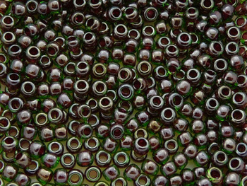 TOHO™ / Round 8/0 / Inside Color Peridot / Fuchsia Lined / 10g / ~410szt